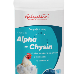 ALPHA-CHYSIN - Kháng viêm, giảm phù nề, đánh tan viêm túi khí gia cầm