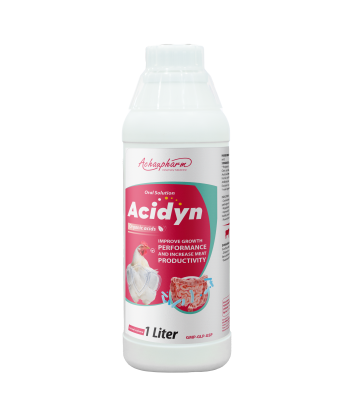 ACIDYN – Thay thế kháng sinh đường ruột, giúp đường ruột khỏe mạnh, giảm tiêu tốn thức ăn, giảm mùi hôi chuồng trại