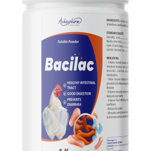 BACILAC - Kích thích tiêu hóa, khắc phục rối loạn tiêu hóa gây tiêu chảy, phân sống ở gia súc - gia cầm do thức ăn và nước uống